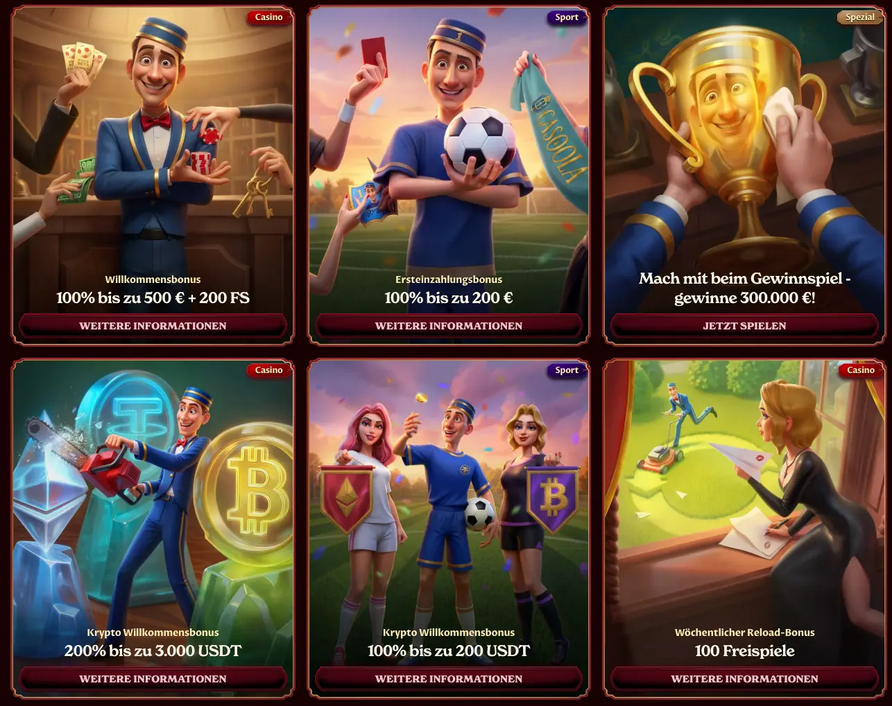 Casoola Casino — 100% welkomstbonus tot €500 plus 200 Free Spins en wekelijkse cashback
